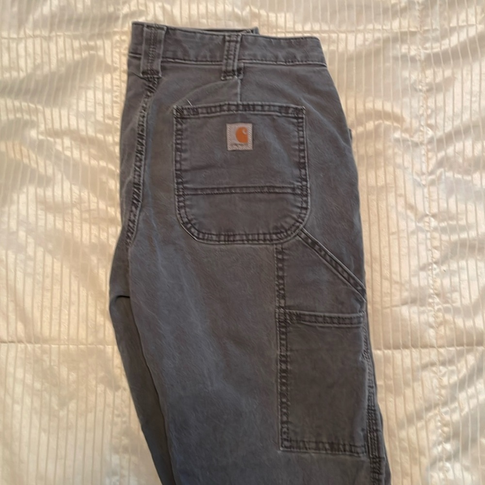 Carthartt grey Original Fit work pants size 2 regular